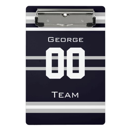 名前,#,チーム,スポーツファンチーム ミニクリップボード (正面)