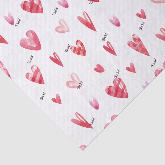 名前，ティッシュペーパー(3)ハートキャンディヴァレンティネス 薄葉紙 (詳細)