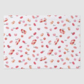 名前、ティッシュペーパー(3)バレンタインデーの模様 薄葉紙 (正面)