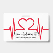 名前 ドクター オフィス 医療従事者 バッジ (裏面)