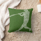 名前&ナンバーカスタムソフトボール枕 クッション (ブランケット)