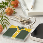 名前&ナンバージャージーキーリング、野球ソフトボール キーホルダー (正面右)