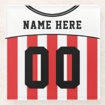 名前&ナンバージャージーコースター、サッカーサッカー