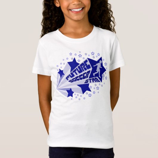 名前&ナンバープリントTシャツ未来サッカースター Tシャツ (正面)