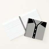 名前&ナンバーベースボールソフトボールジャージーノート ノートブック (内部)