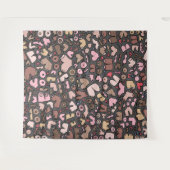 名前 ニュートラルな胸の模様 タペストリー (正面(横))