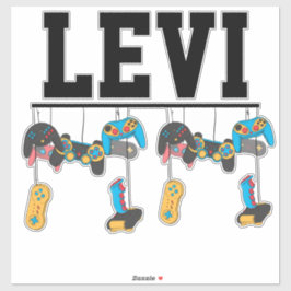 名前（ビデオゲームコントローラ付き） シール