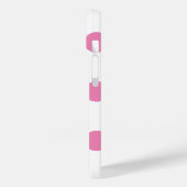 名前 |ピンクの水玉模様パターン Case-Mate iPhoneケース (裏面 / 左)