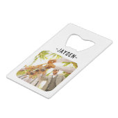 名前&フォトクレジットカードボトルオープナー クレジットカード栓抜き (裏面アングル)