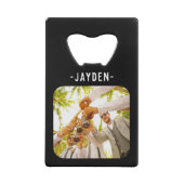 名前&フォトクレジットカードボトルオープナー クレジットカード栓抜き (裏面)