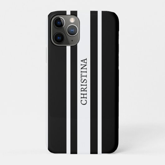 名前 ブラック デザイン, オーダーメイド 名前 ブラック Case-Mate iPhoneケース (裏)