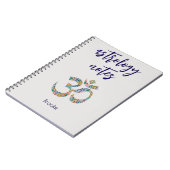 名前、ボタニカルオカラフルムシンボルノートブック ノートブック (左側)