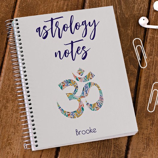 名前、ボタニカルオカラフルムシンボルノートブック ノートブック