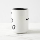 名前、マイビッグマグカップ11oz-15ozコーヒーマグカップ マグカップ (中央)