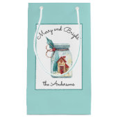 名前、メイソン・ジャー・魔法・ハウスメリー&ブライト スモールペーパーバッグ (正面)