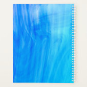 名前（モノグラムブルー） プランナー手帳 (裏面)