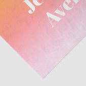 名前 |レトロモダンスタイルの文字カラフル グラデーション 薄葉紙 (詳細)