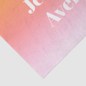 名前 |レトロモダンスタイルの文字カラフル グラデーション 薄葉紙 (詳細)