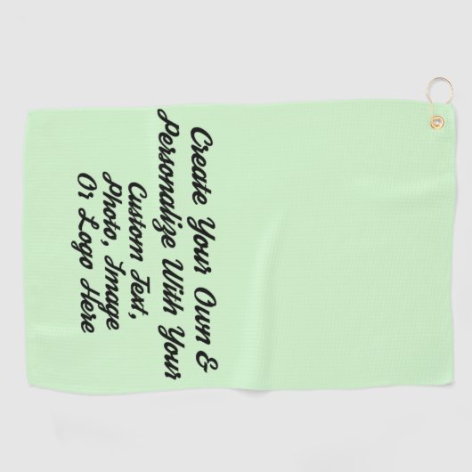 名前、ロゴ、またはデザインの追加カスタム、パーソナライズされた ゴルフタオル (横)