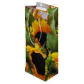 名前&ワイン引用文秋ひまわり ワインギフトバッグ (裏面アングル)