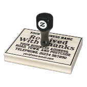 名前、住所などとともに感謝の意を込めて受領しました ラバースタンプ (スタンプ)