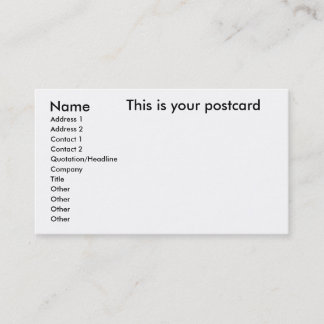 名前、住所1の住所2の接触1の接触… 名刺