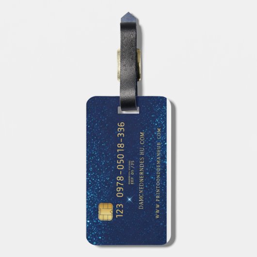 名前（個人） ラゲッジタグ (裏面縦)