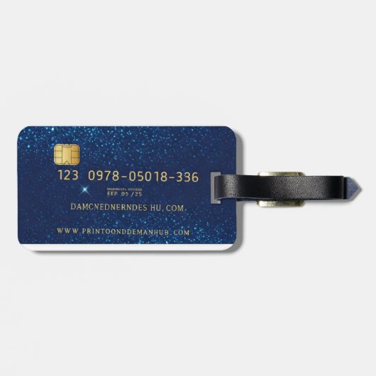 名前（個人） ラゲッジタグ (裏面横)