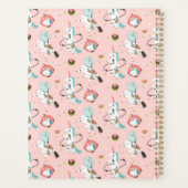 名前/年の追加 |ユニコーン(宇宙パターン) プランナー手帳 (裏面)