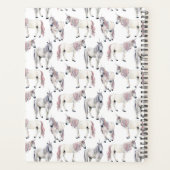 名前/年の追加 |水彩ユニコーンおとぎ話 プランナー手帳 (裏面)