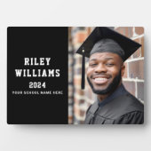 名前 年度 2024 学校 現代 ブラック 卒業 フォトプラーク (正面)