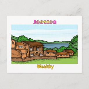 名前&意味 – Jessica ポストカード