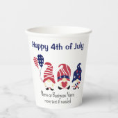 名前、愛国的格言スターストライプ&パーティー8oz 紙コップ (正面)