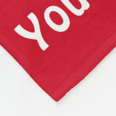 名前、数および文字が付いているサッカー毛布 フリースブランケット (角)