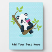 名前/文字の追加 – Tabletop with Easel フォトプラーク (正面)