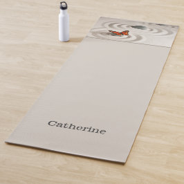 名前、（昆虫）オオカバマダラ、モナーク蝶の禅ガーデンヨガマット ヨガマット