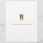 名前 歯科医 | ゴールド 情報 チラシ (裏面)