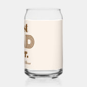 名前, 父の日のベストDADエバー 16oz ガラス缶 (左)