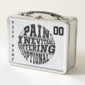 名前&番号カスタムホッケーランチボックス メタルランチボックス (正面)