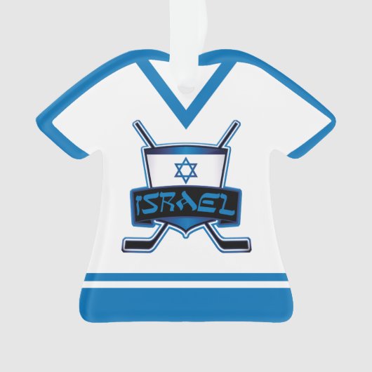 名前&番号ジャージーイスラエルのロゴオーナメント オーナメント (正面)