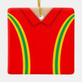 名前&番号ヴィンテージジャージー セラミックオーナメント