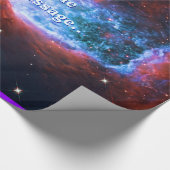 名前、白鳥、星座の白鳥座の宇宙のイメージ ラッピングペーパー (角)