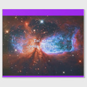 名前、白鳥、星座の白鳥座の宇宙のイメージ ラッピングペーパー (フラット)