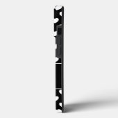 名前、白黒スタイリッシュハート Case-Mate iPhoneケース (裏面 / 左)