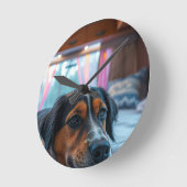 名前: 眠れる犬の夢 ラウンド壁時計 (傾斜)