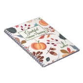 名前、秋カラフルのジャーナリングノートブック6.5x8.75 ノートブック (右側)