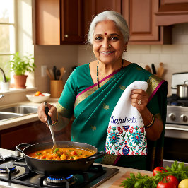 名前💙 💚美し❤️いトルコのタイル キッチンタオル