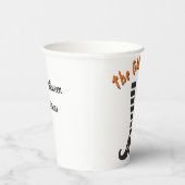 名前、良い魔女の脚&シューズのハロウィーン 紙コップ (右)