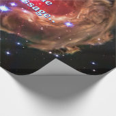 名前、赤いSupergiant星Monocerotisの宇宙 ラッピングペーパー (角)