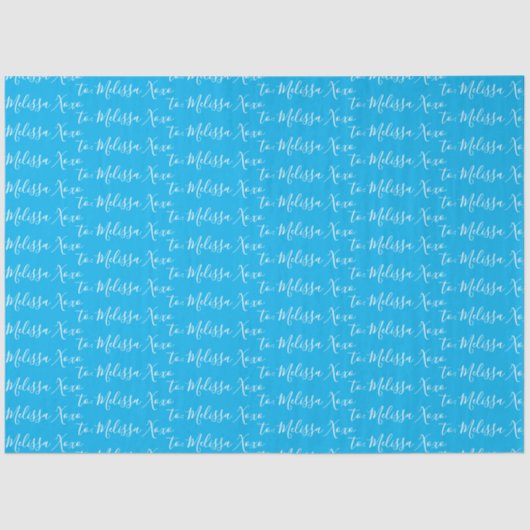 名前（青） 薄葉紙 (正面)